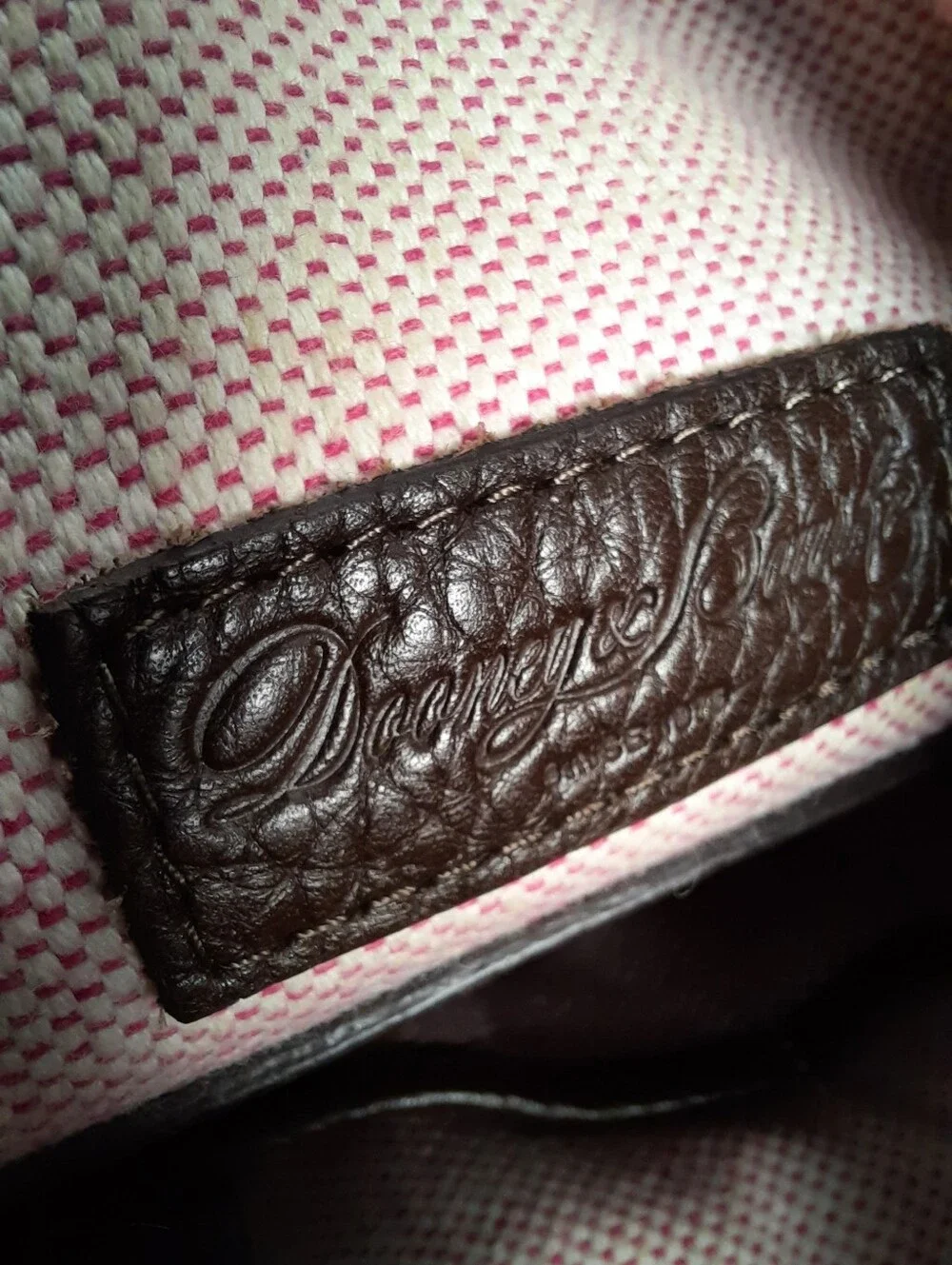 DOONEY & BOURKE Equestrian Bridle Leather Hobo Zip Pocket Sac Slouchy  Buckle